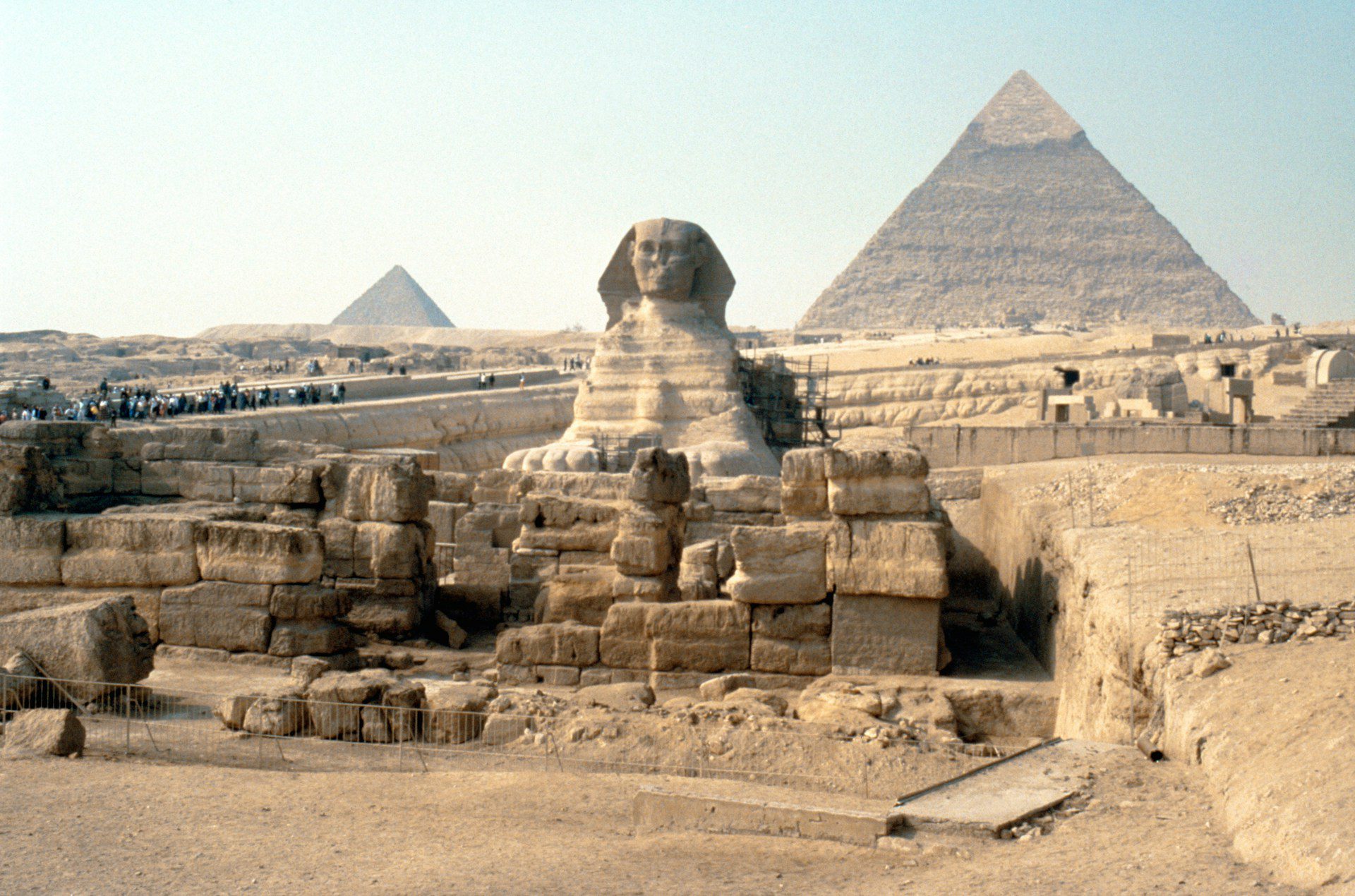 pyramids and temples